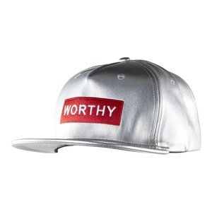 WORTHY BOX SNAPBACK - SILVER